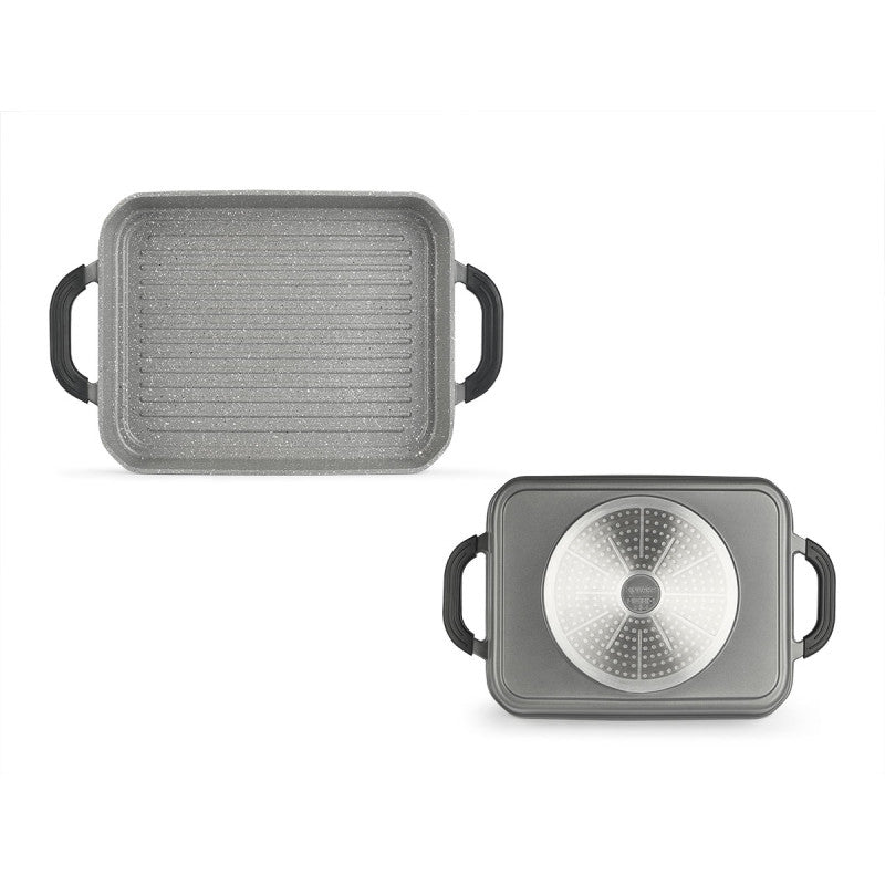 Aluminum Induction Grill Pan