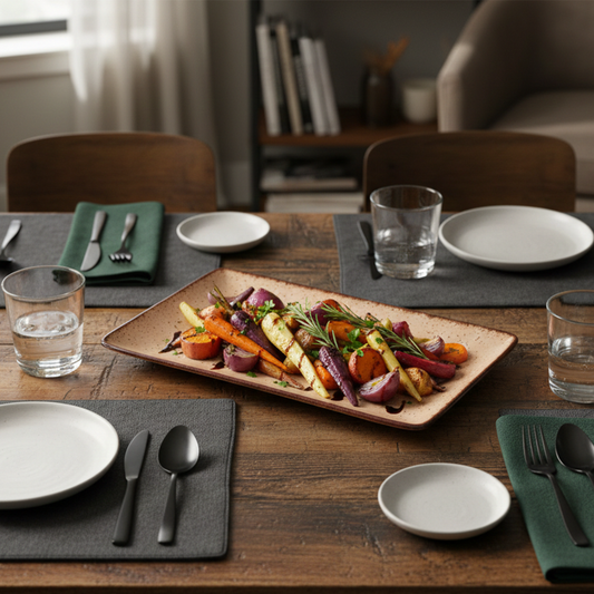 Terra Rectangular Serving Platter