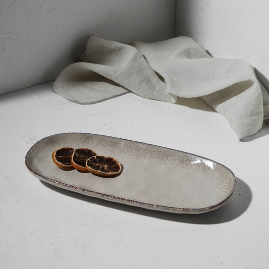 Oval Plate Vignette Stoneware - 23cm