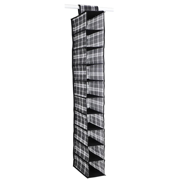 10 Shelf Non-Woven Hanging Shelf Organizer