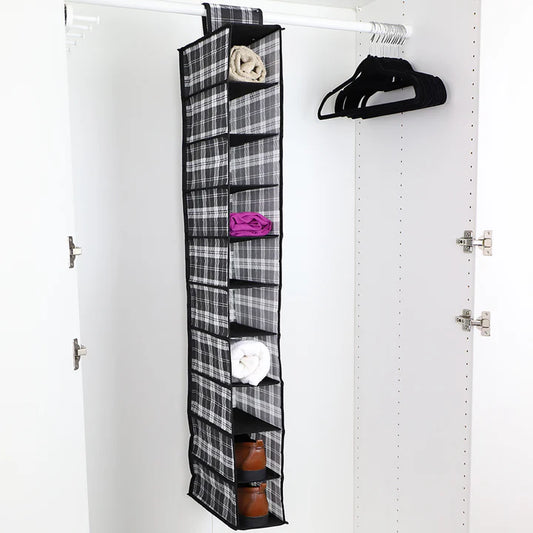 10 Shelf Non-Woven Hanging Shelf Organizer