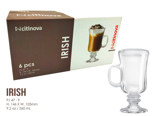 Citinova Irish Glassware 6pcs