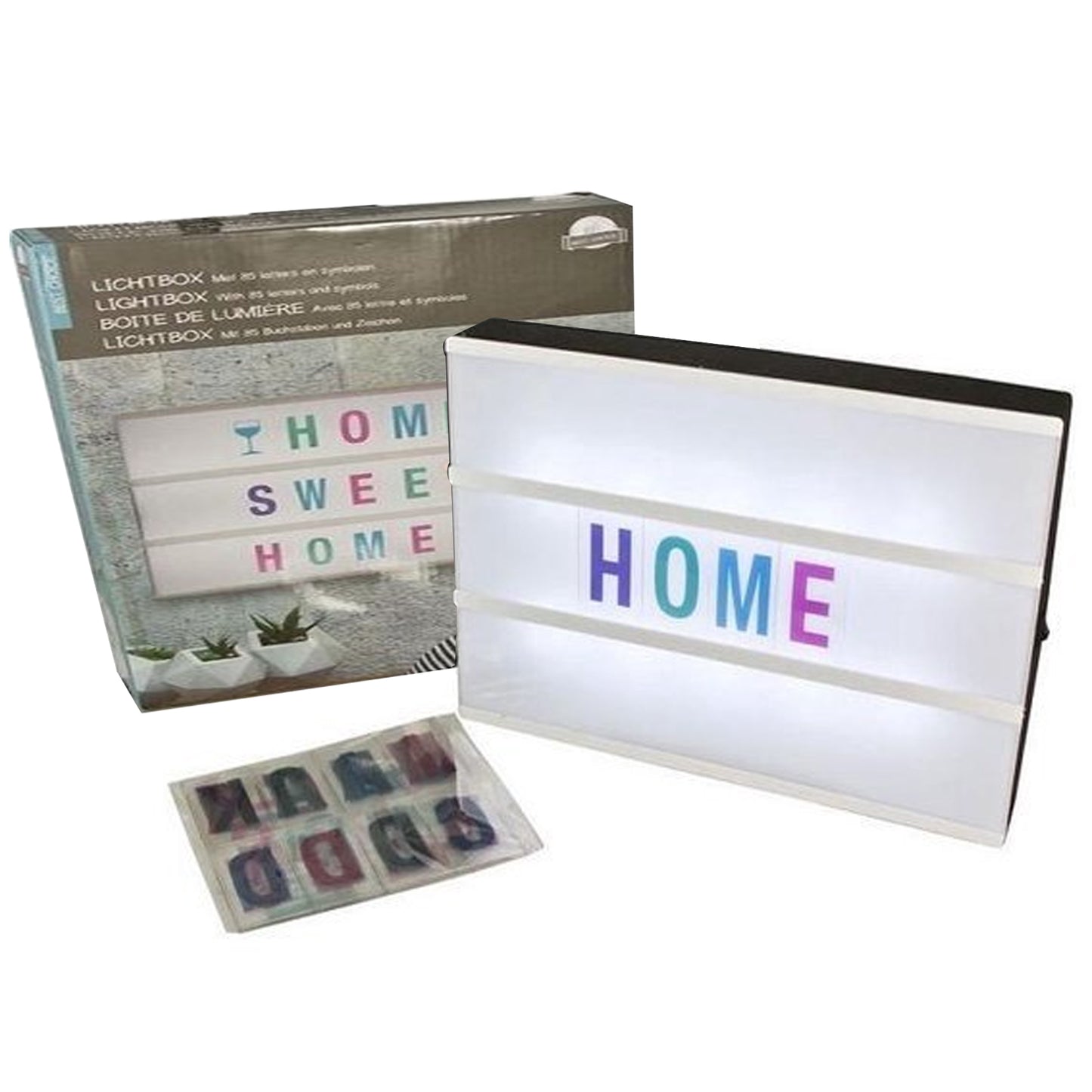 Light box Colored letters