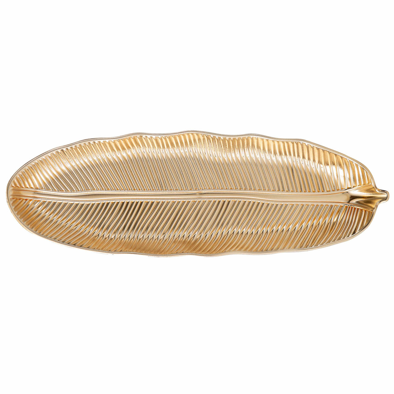 Narrow Leaf Serving Tray Platter