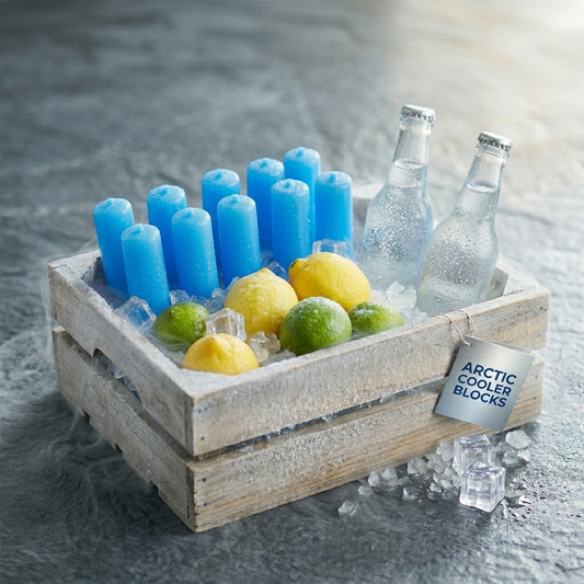 Ice Cold Block Set – 7 Blue Cylinders
