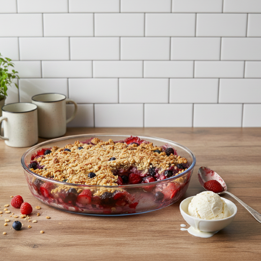 Round Borosilicate Tray