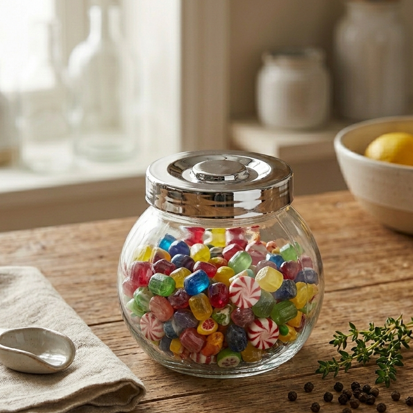 Glass Candy Jar 180ml