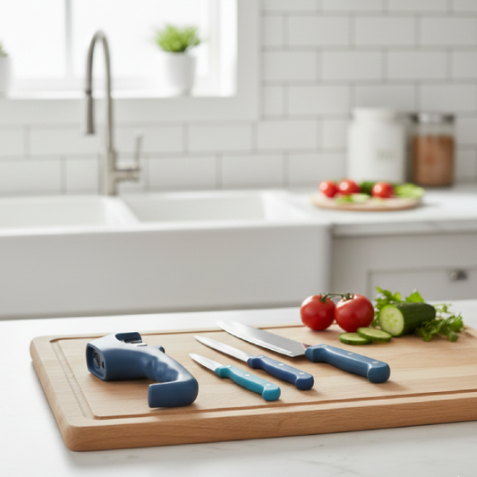 Knives Set with Sharpener