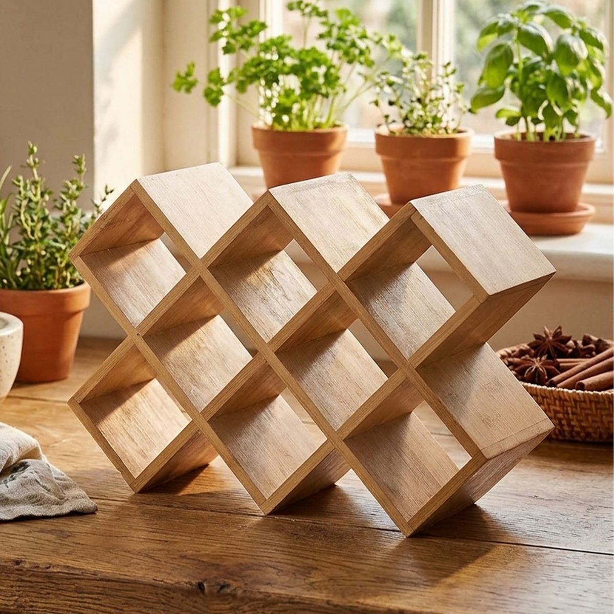 Spice Rack – Holds 10 Jars