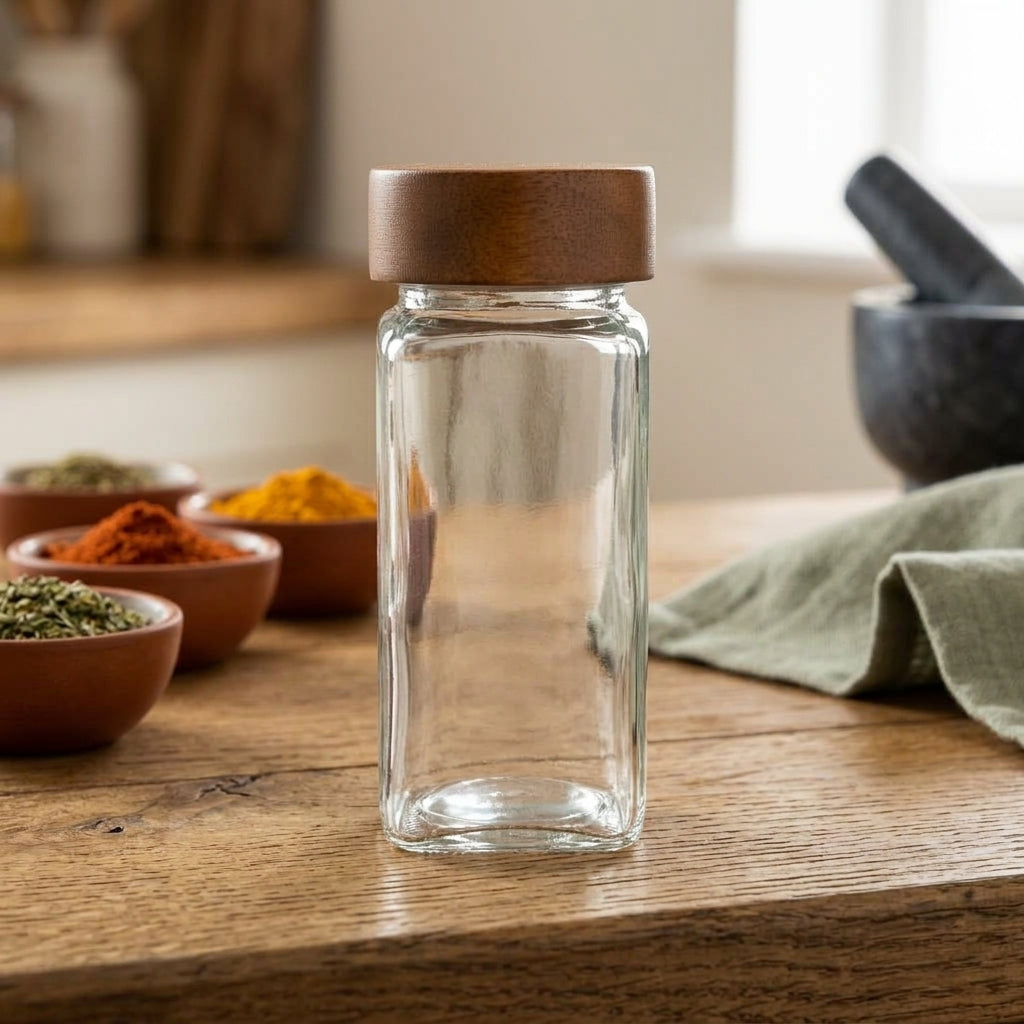 Glass Spice Container – 4.5 × 11 cm