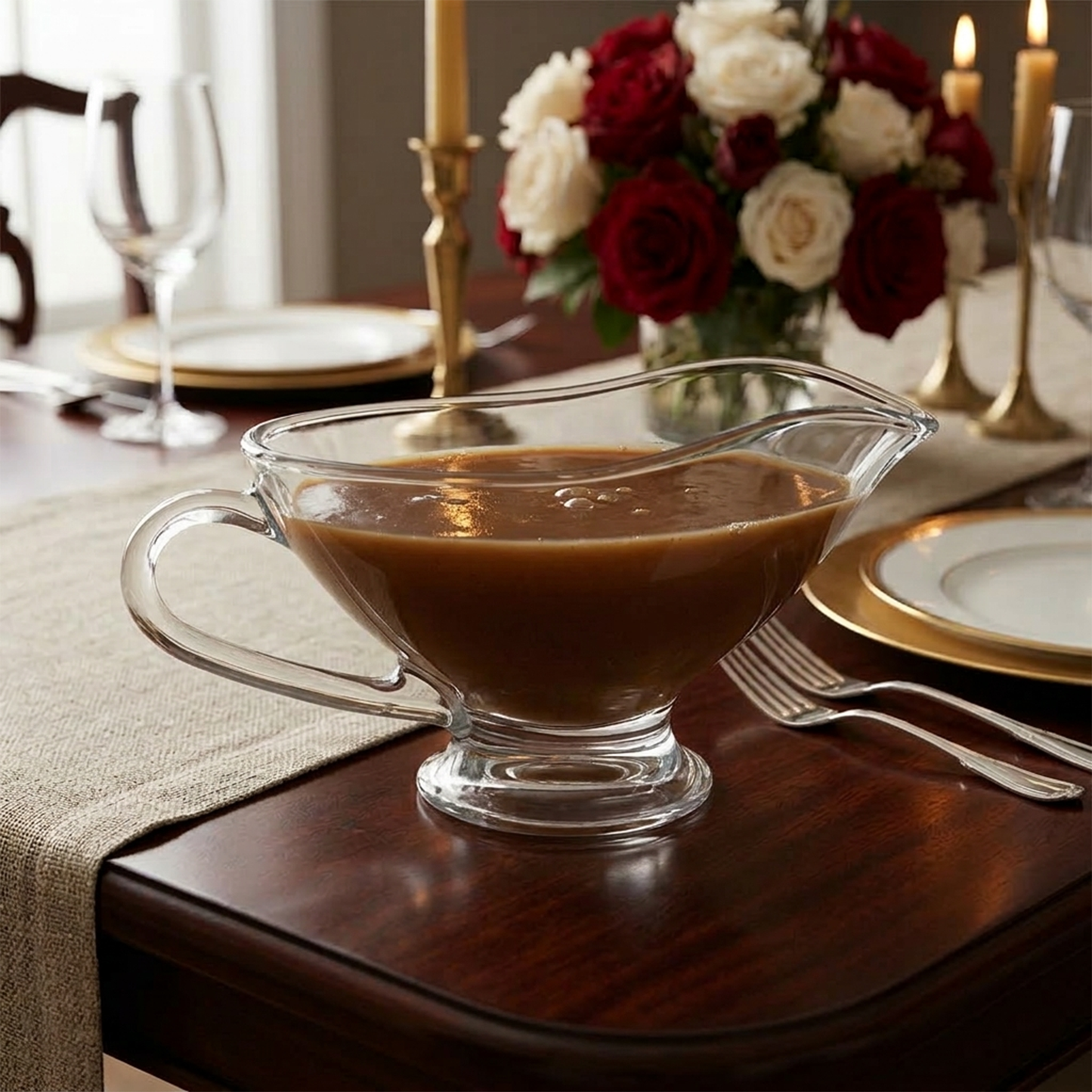 Glass Sauce Boat - 300ml