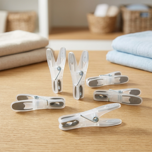 24-Pack Soft Grip Clothespins