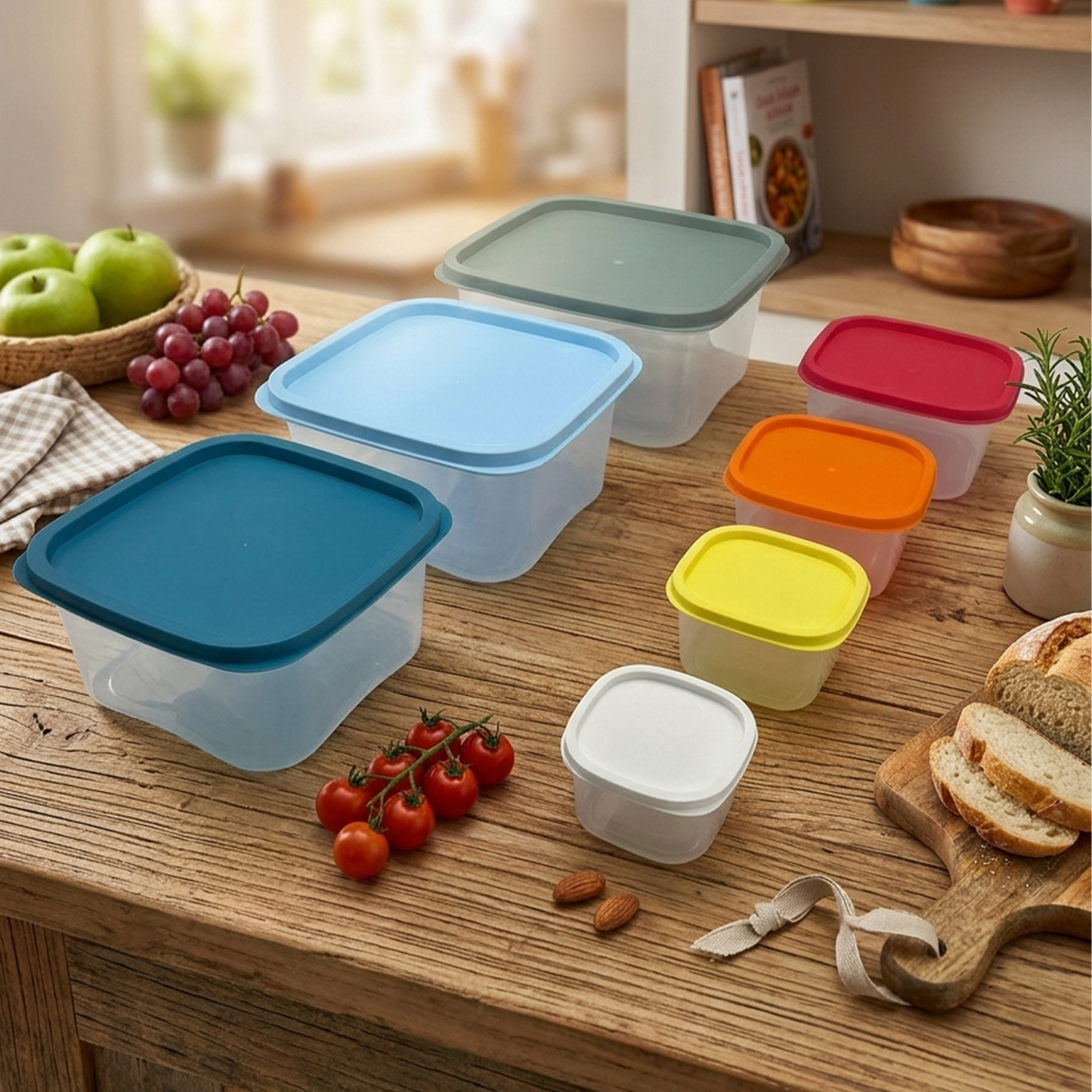 RainBow Lunch Box x7