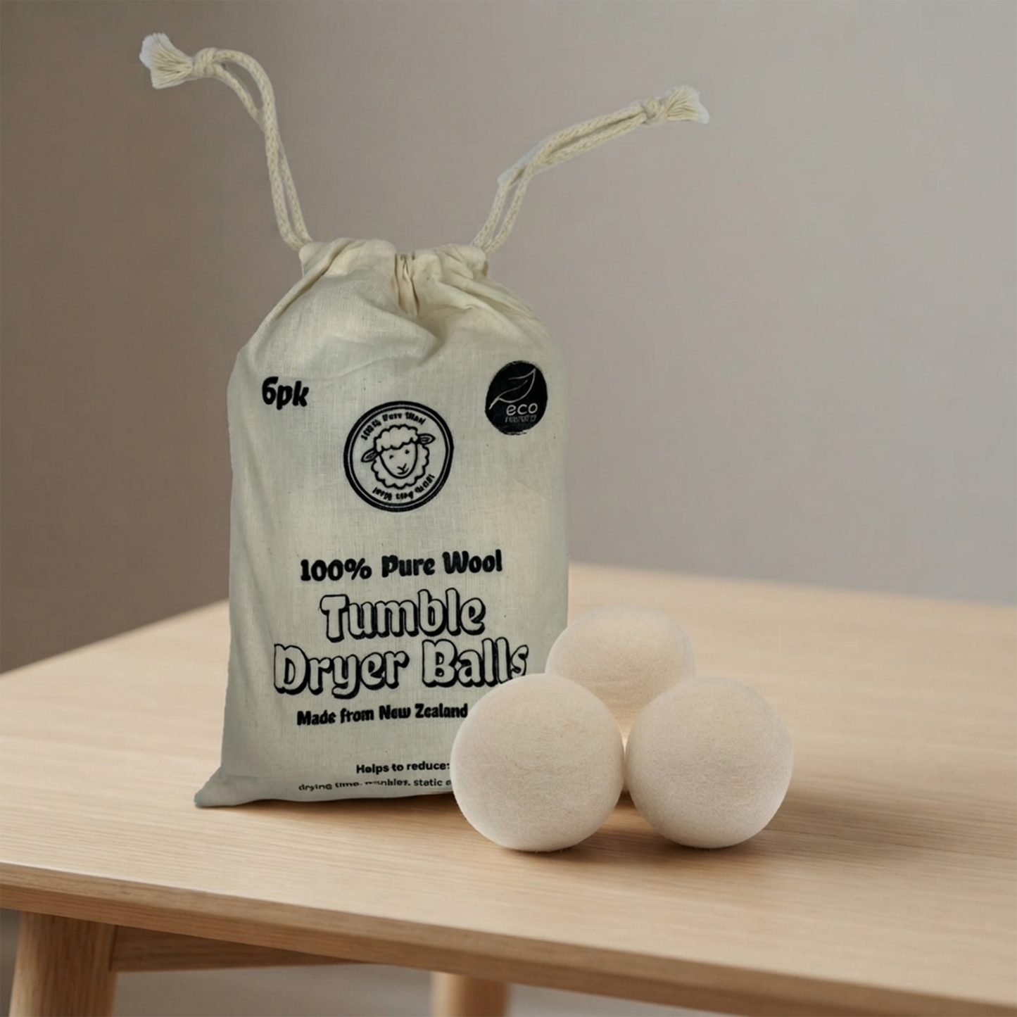 Tumble Dryer Balls - 6 Pack