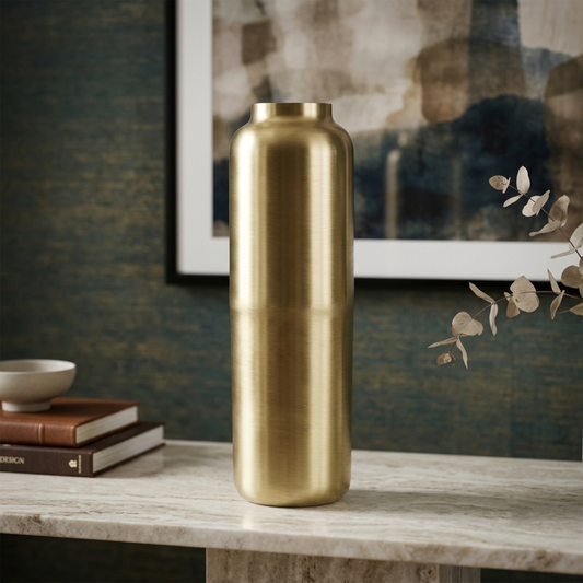 Vase Gold Glow – 26 × 9 × 9 cm