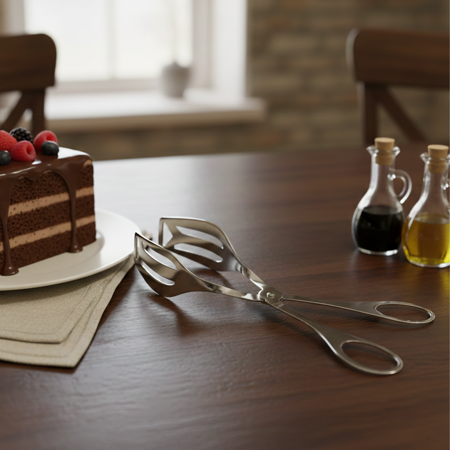 Stainless Steel Cake Tweezers