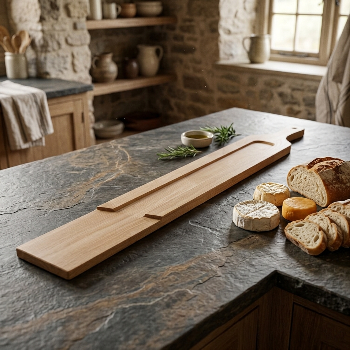 Wooden Platter Board – 100×10 cm
