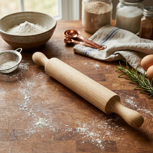 Wooden Rolling Pin – 35 cm