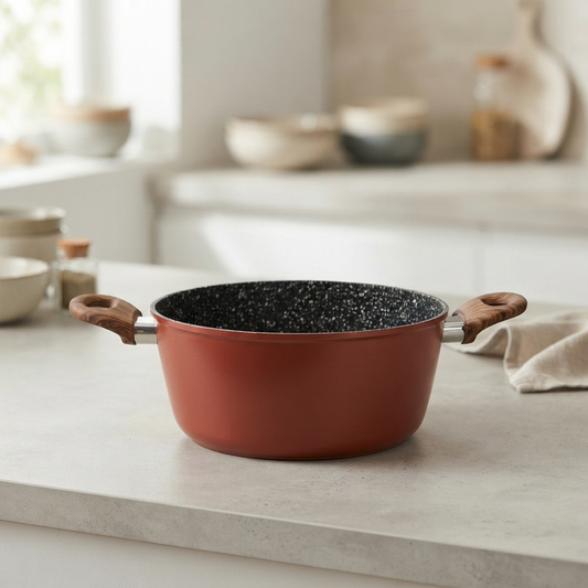 Rustic Stone Casserole - 24cm