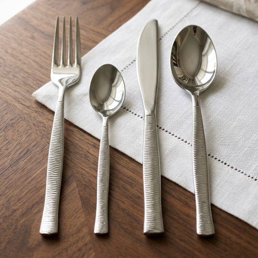 Steel Cutlery Set – 24 Pieces