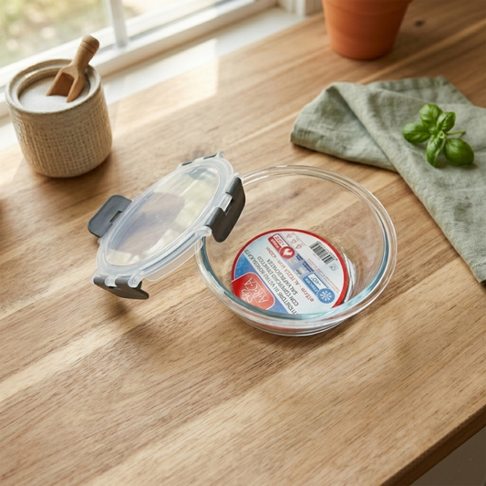 Round Glass Container
