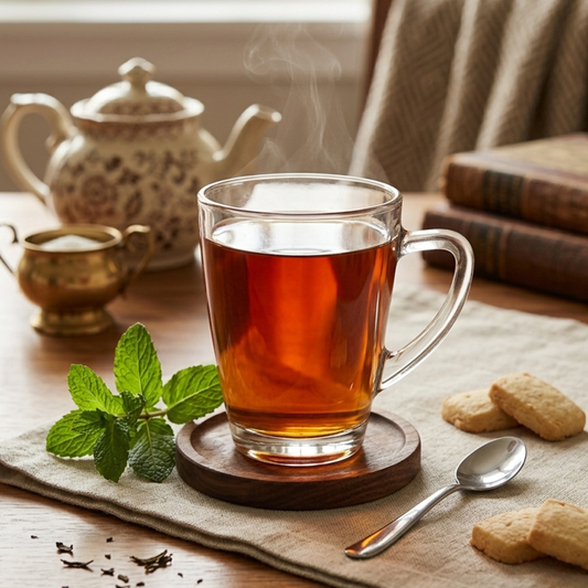 Glass Mug Set – 300 ml (6 Pieces)