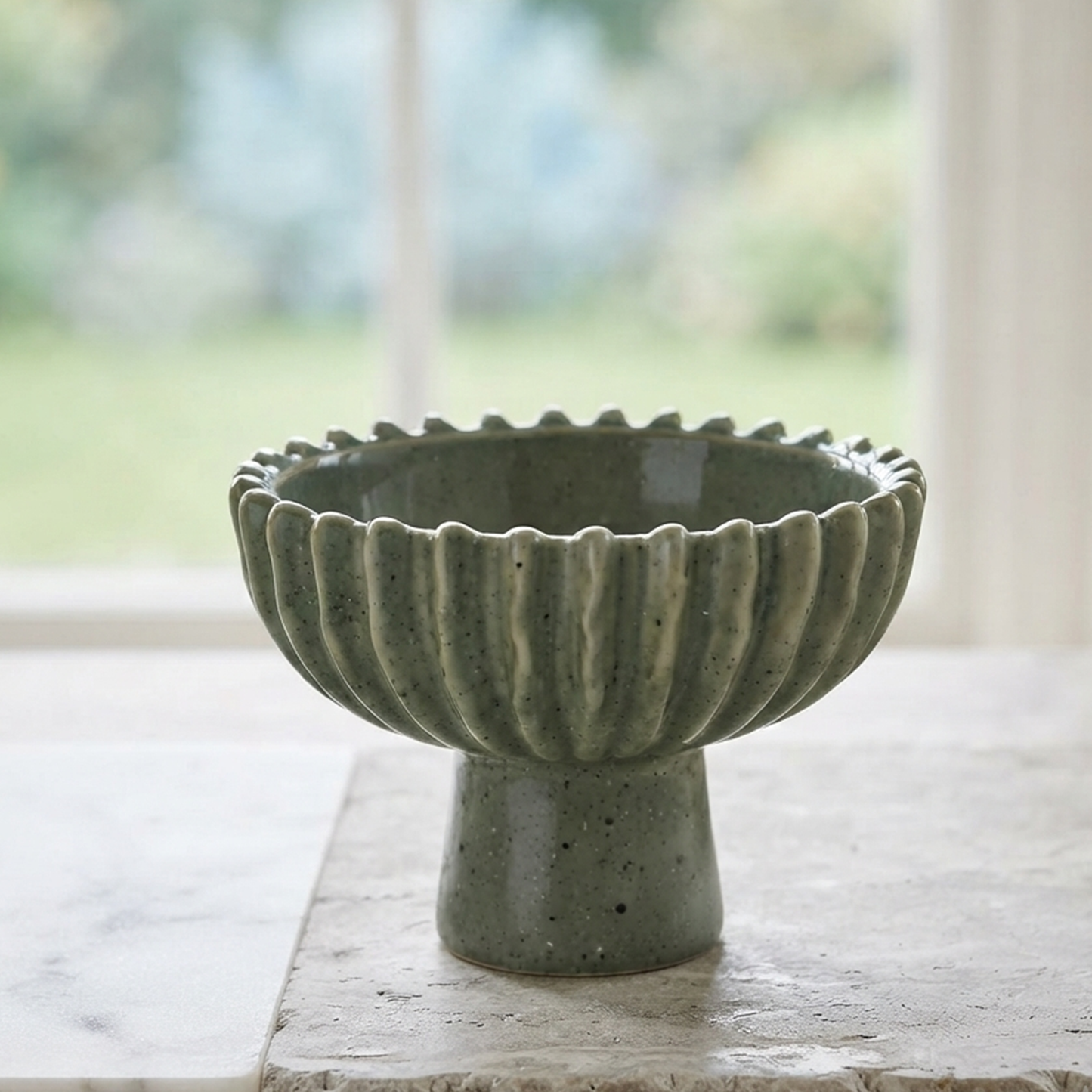 Bowl stoneware green