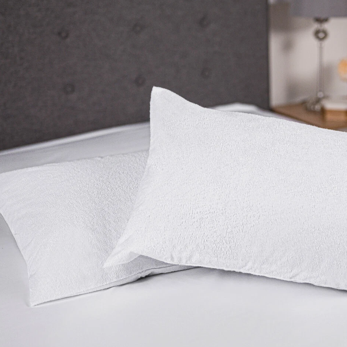 Waterproof Pillow Protector Set – 2 Pieces