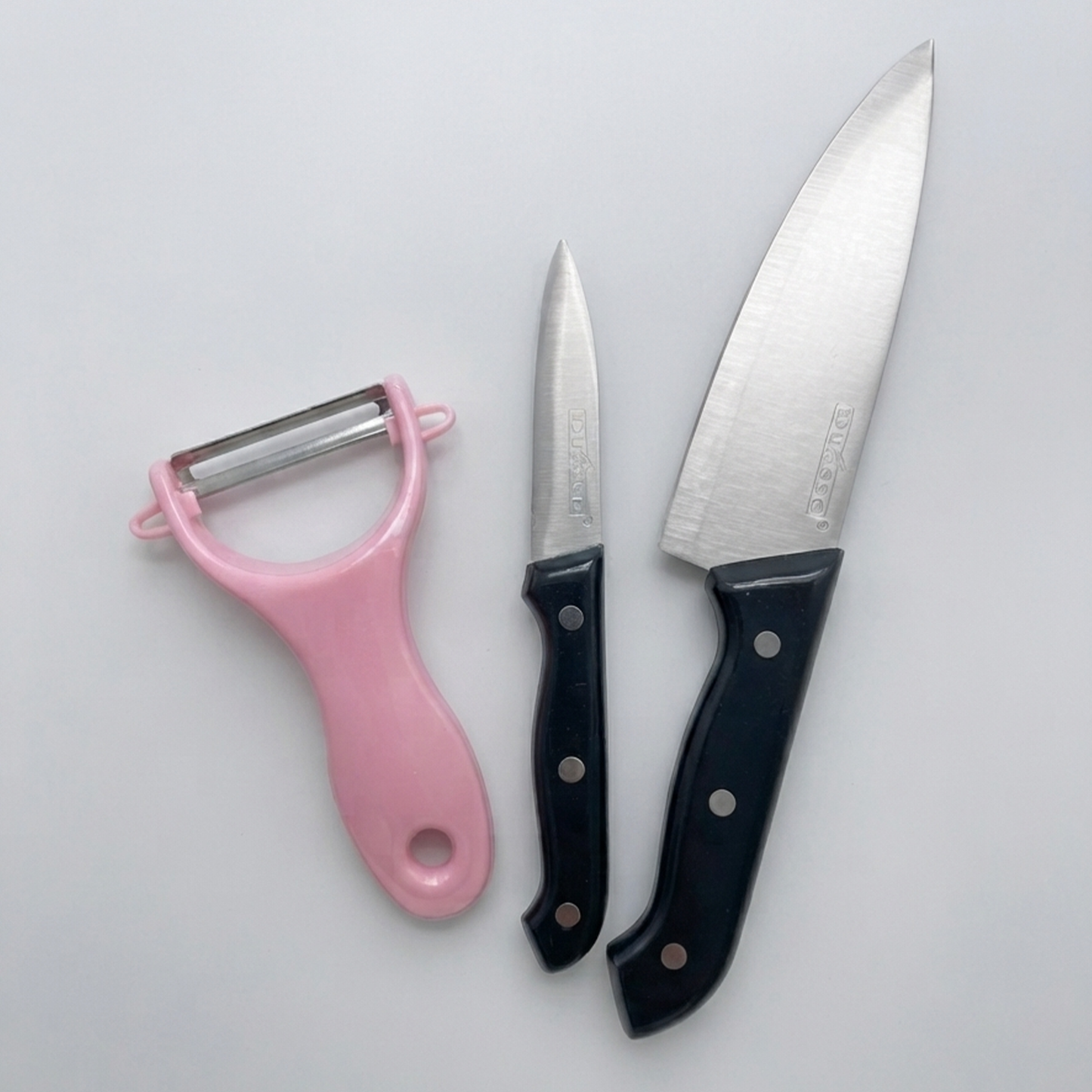 Kitchen Tool Set – 2 Knives & 1 Peeler