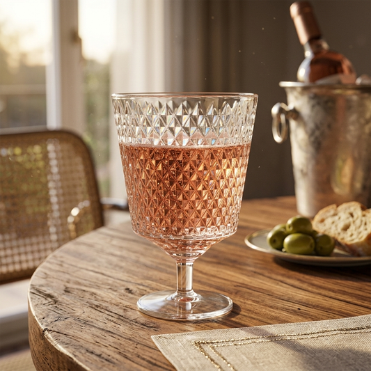 Roma Plastic Glasses – Set of 3 (220 ml)