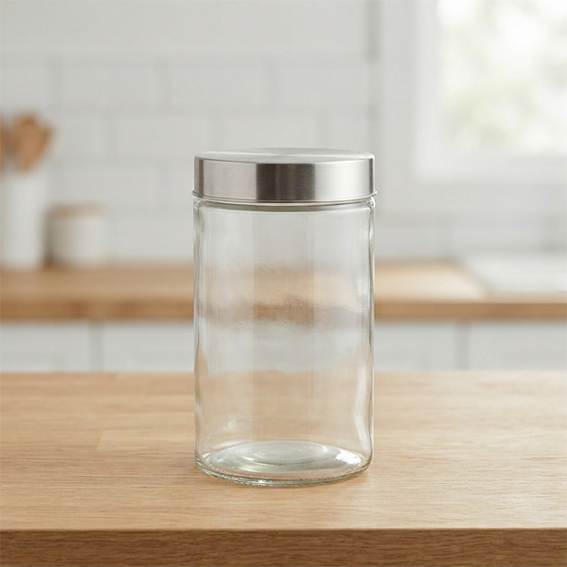 Round Jars 1L - Set of 4