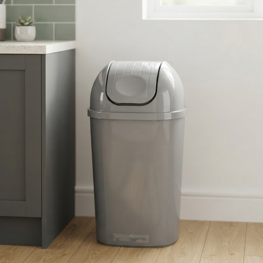 Plastic Waste Bin with Lid 50L
