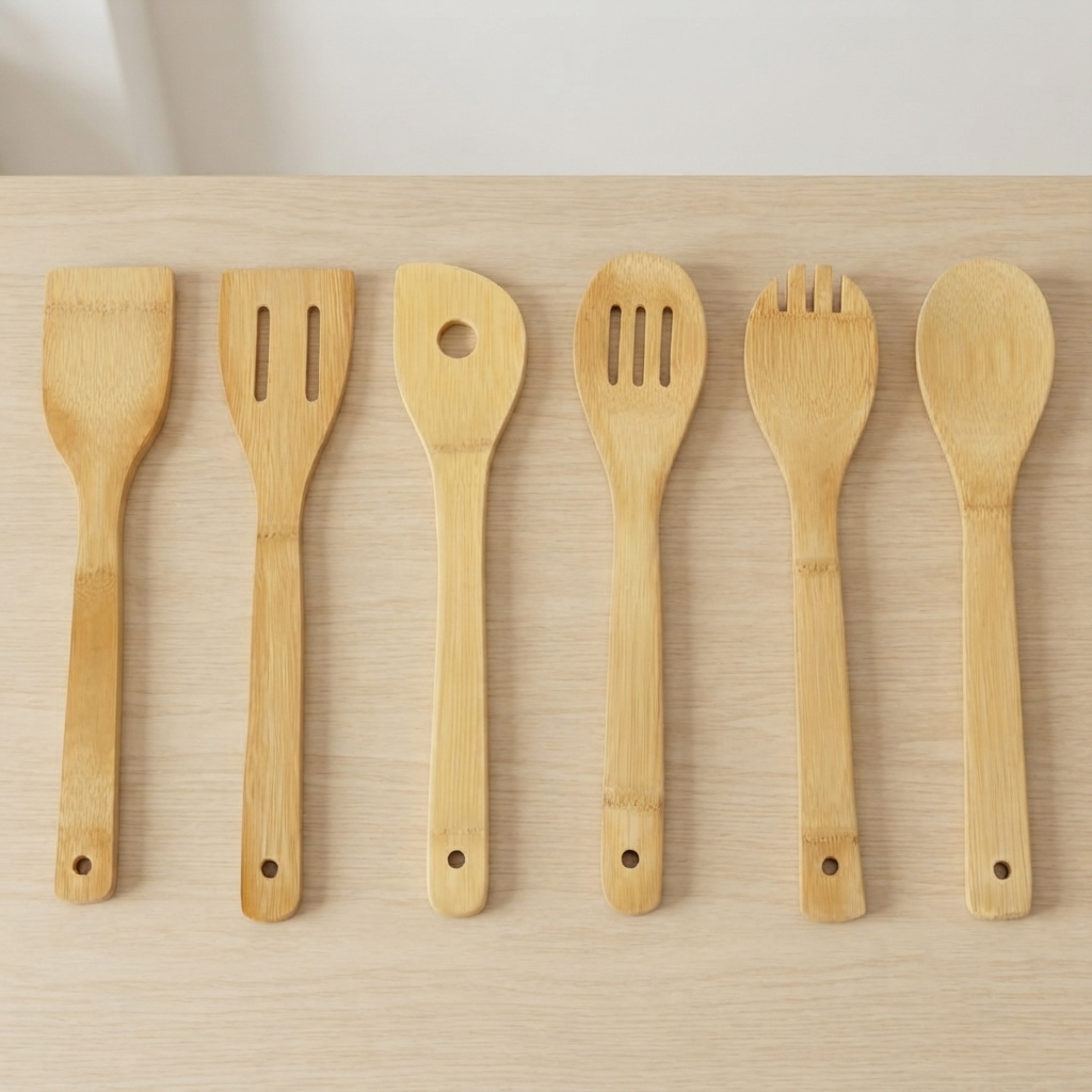 Bamboo kitchen set
