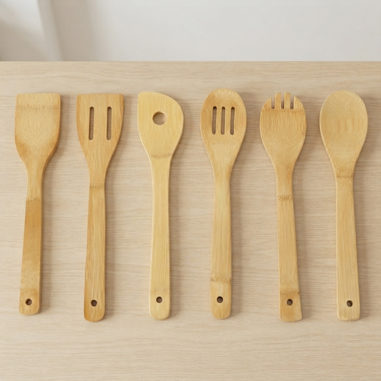 Bamboo kitchen set