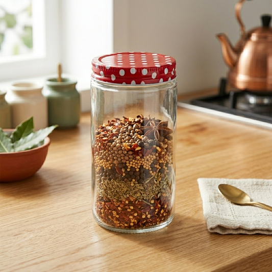 Glass Jar With Lid - 480ml