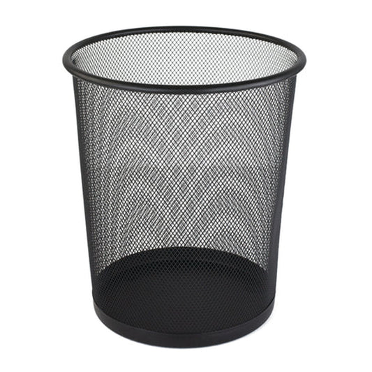 Home Basics Mesh Steel Waste Basket
