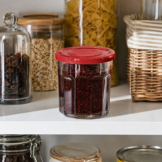 Red Airtight Jar – 500 ml