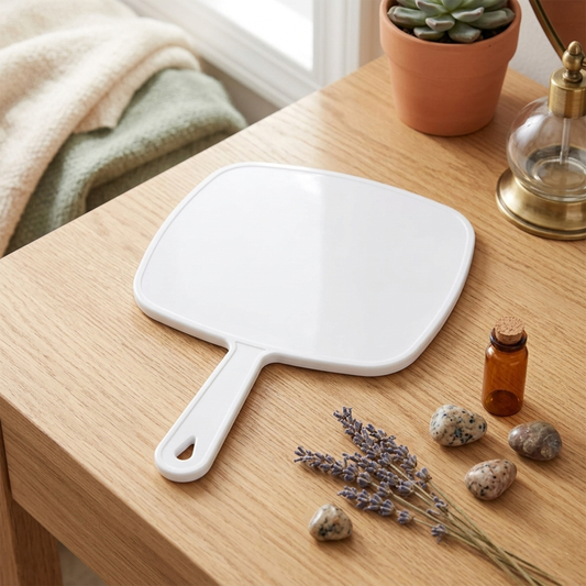 Mirror with Handle – 18×15 cm