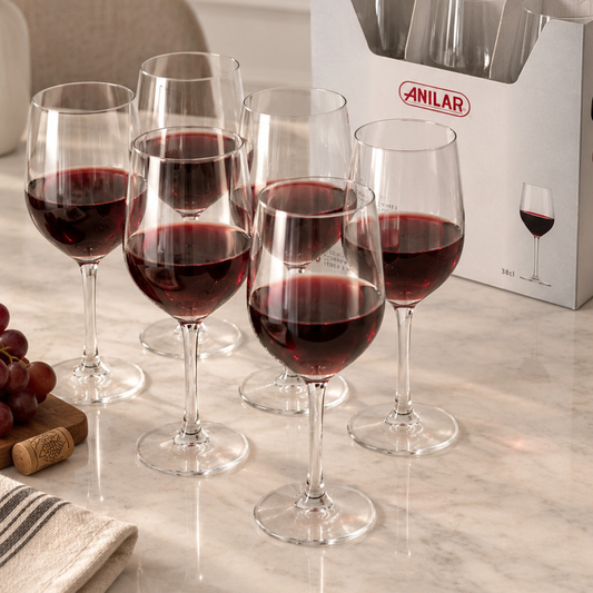 Wine Glass Set – 38 cl (Pack of 6)
