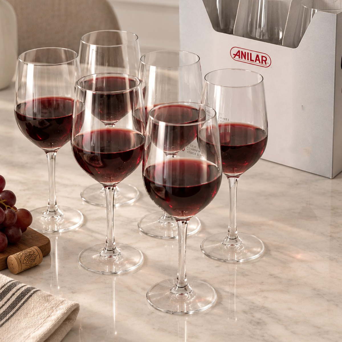 Wine Glass Set – 27cl (Pack of 6)