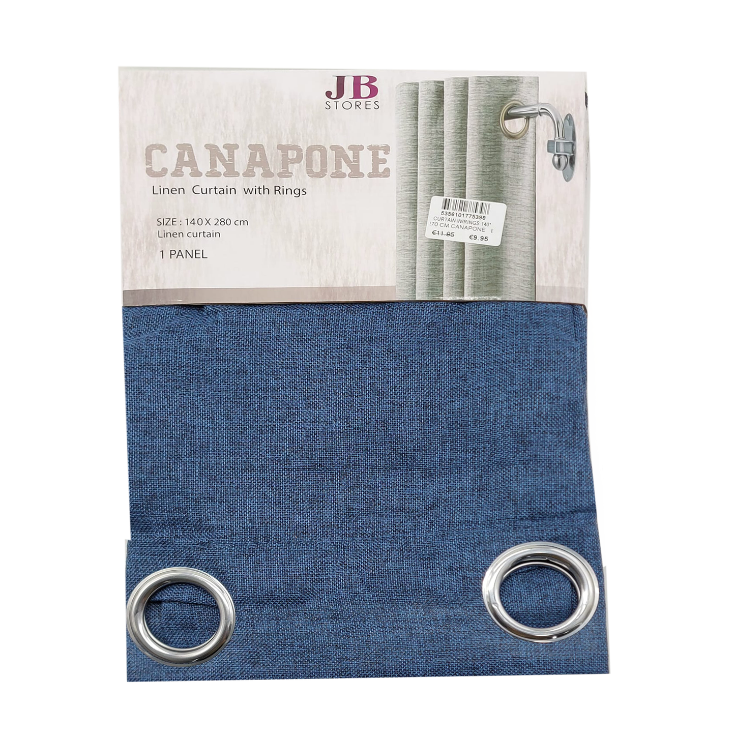 Canapone Linen Curtain*1pc 140x280cm