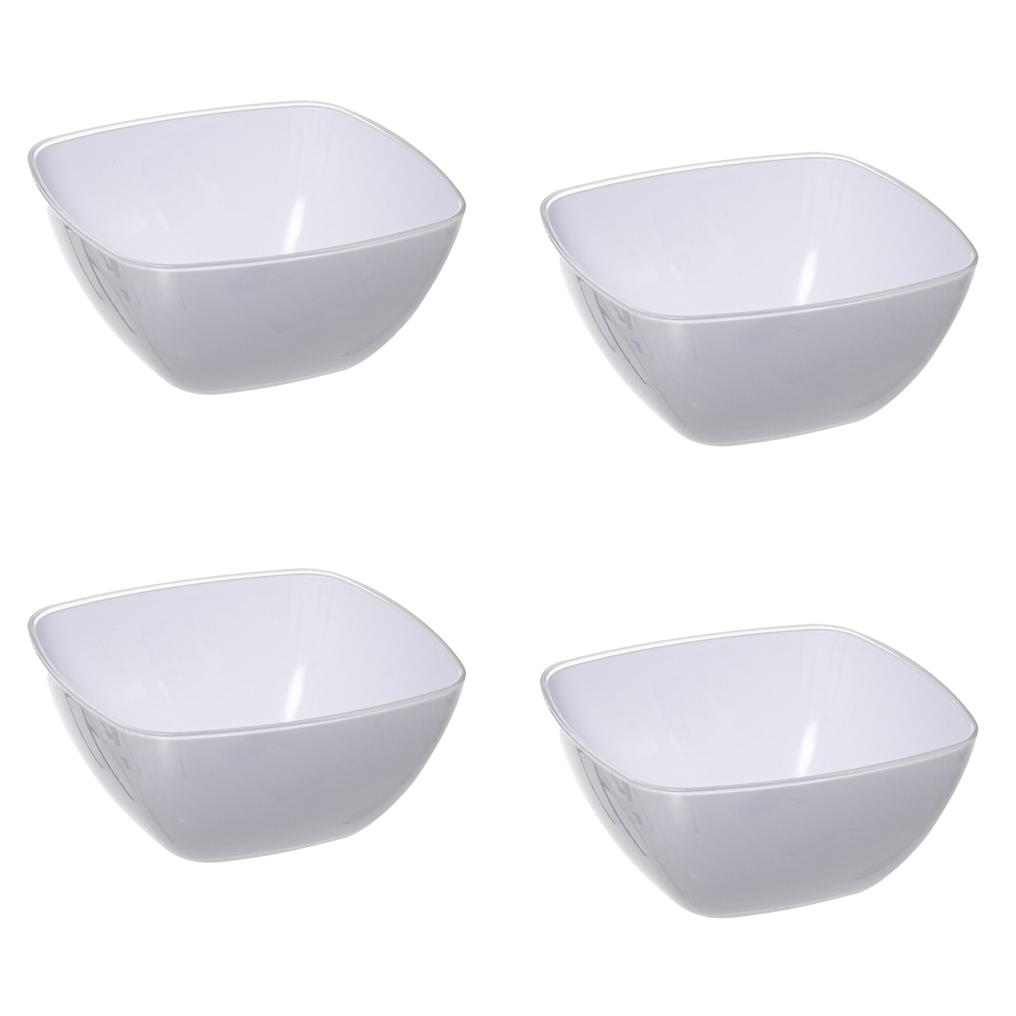 4 Plastic bowls