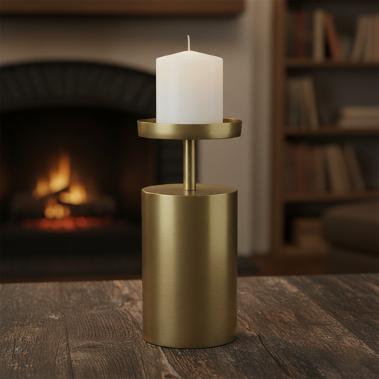 Gold Candle Holder