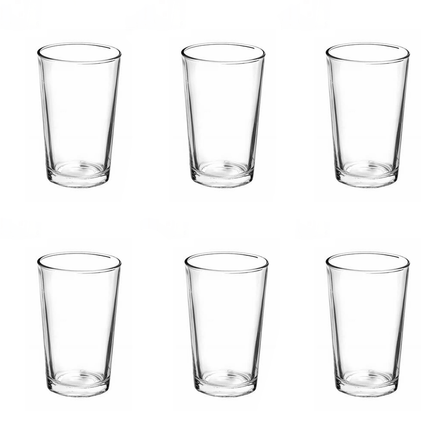 6pcs Cana Lisa Glass Tumbler 18cl