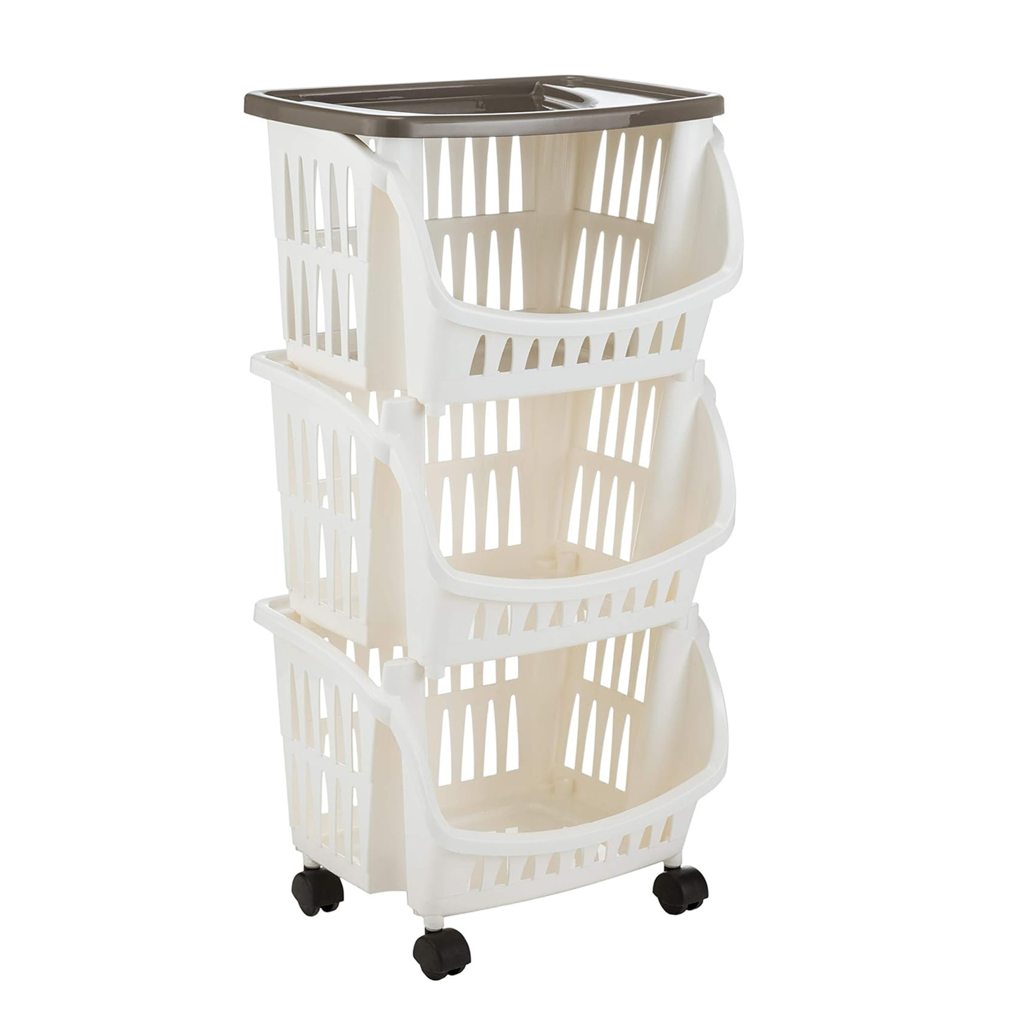 Tidy Kitchen Trolley with Wheels and Tray