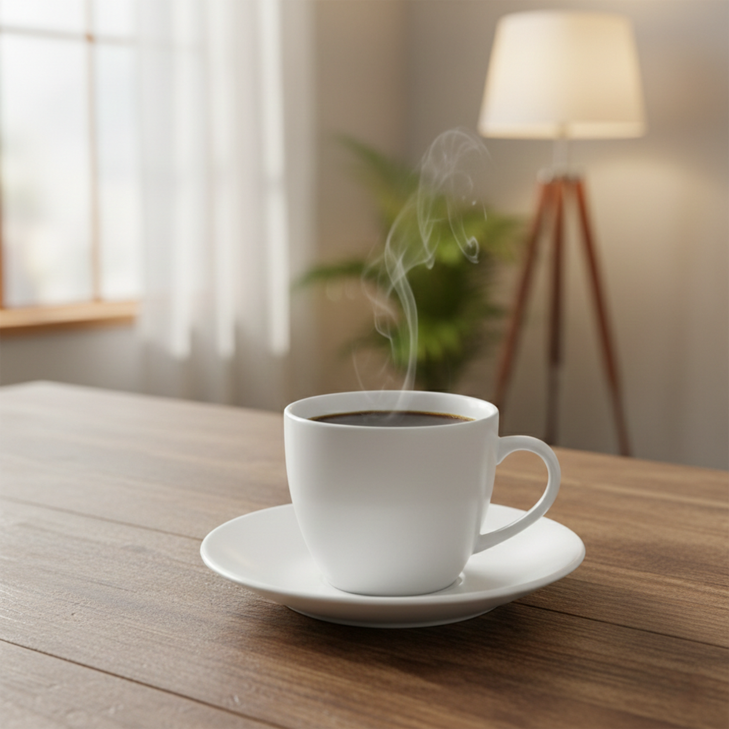 6 Espresso Cups and Saucer