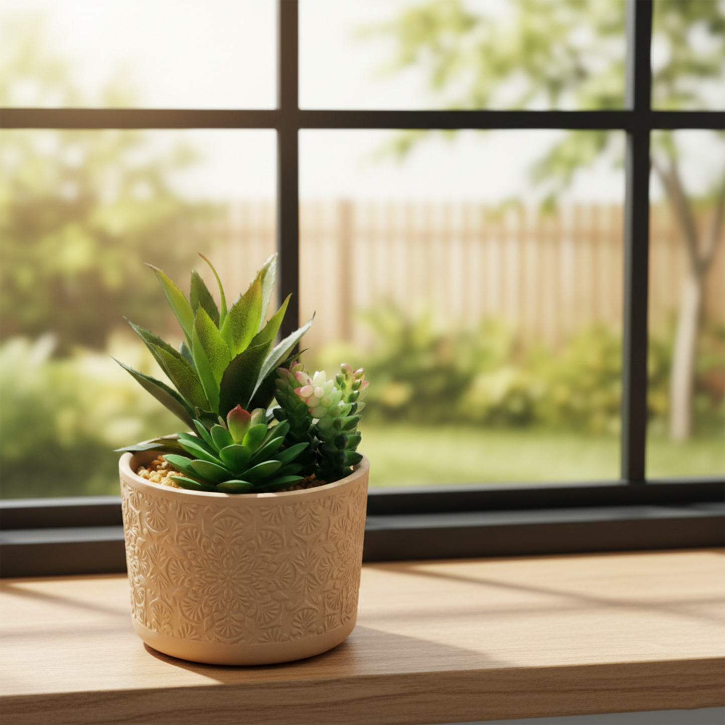 Artificial succulent plant