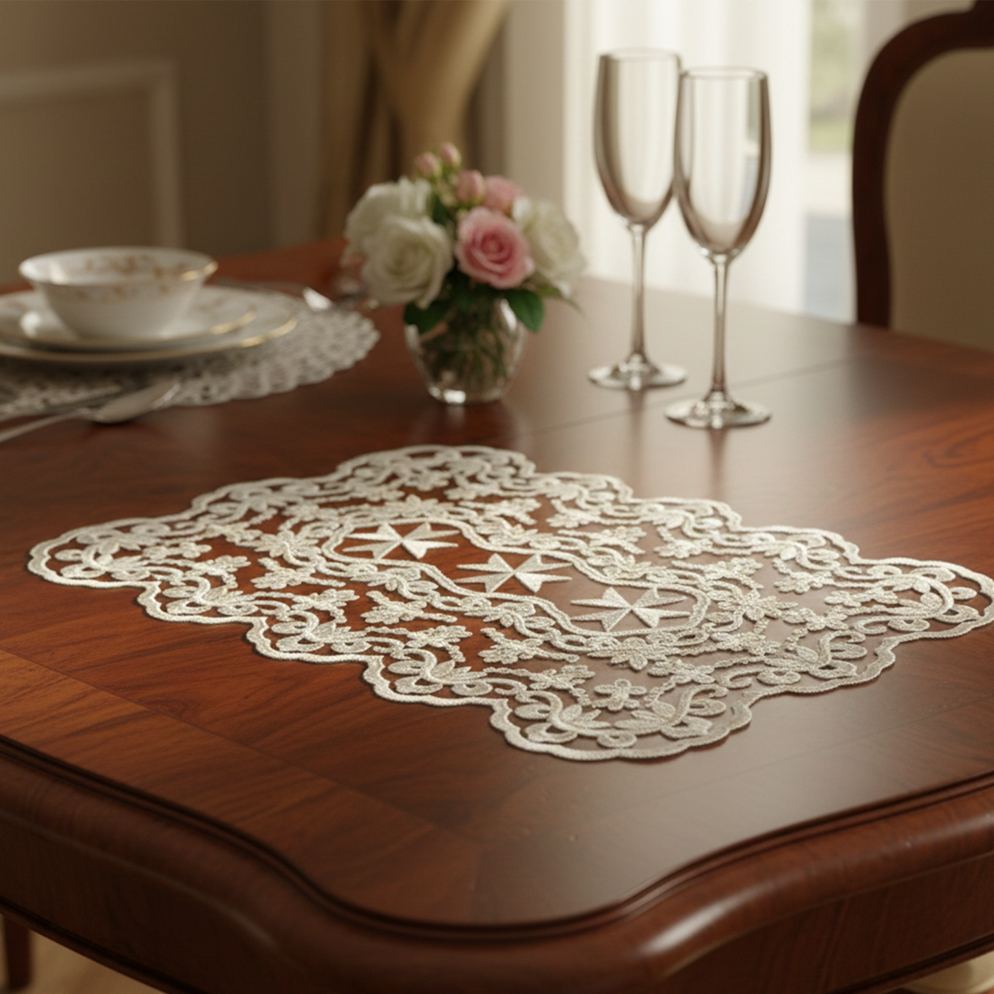 Embroidered Doily