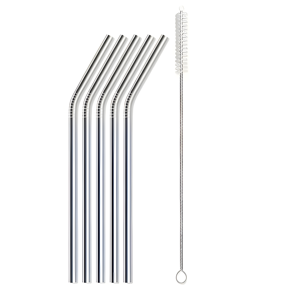 Stainless steel straw*4