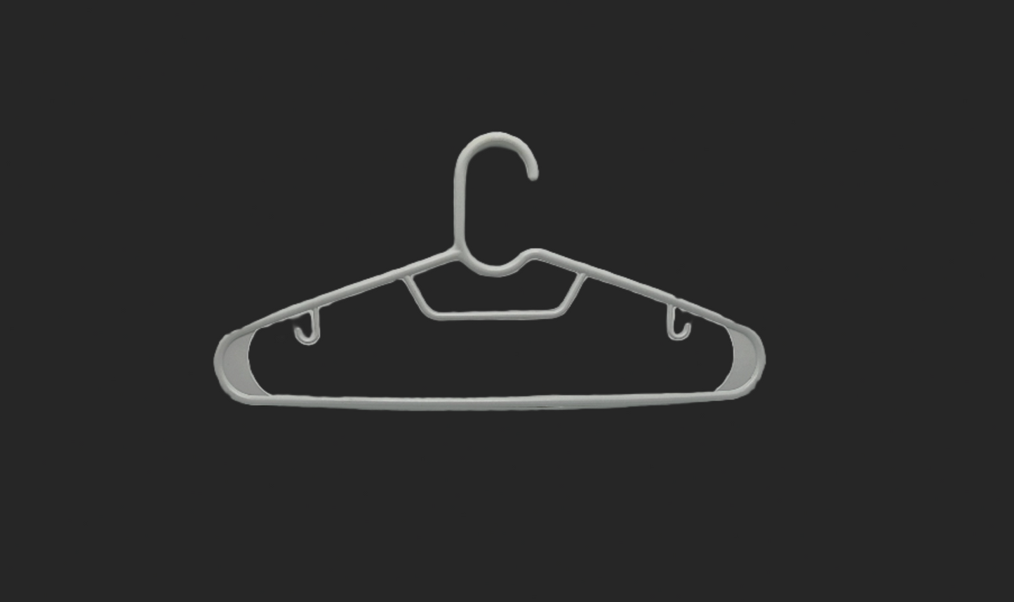 Pack of 6 Plastic Hangers